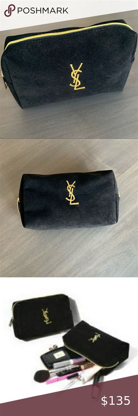 ysl makeup bag|YSL cosmetic bag.